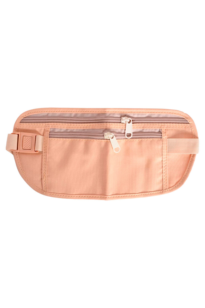 PORTA DOCUMENTOS DE CINTURA BEIGE 