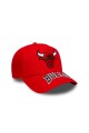 GORRO CURVO NEW ERA VISERA BULLS Rojo