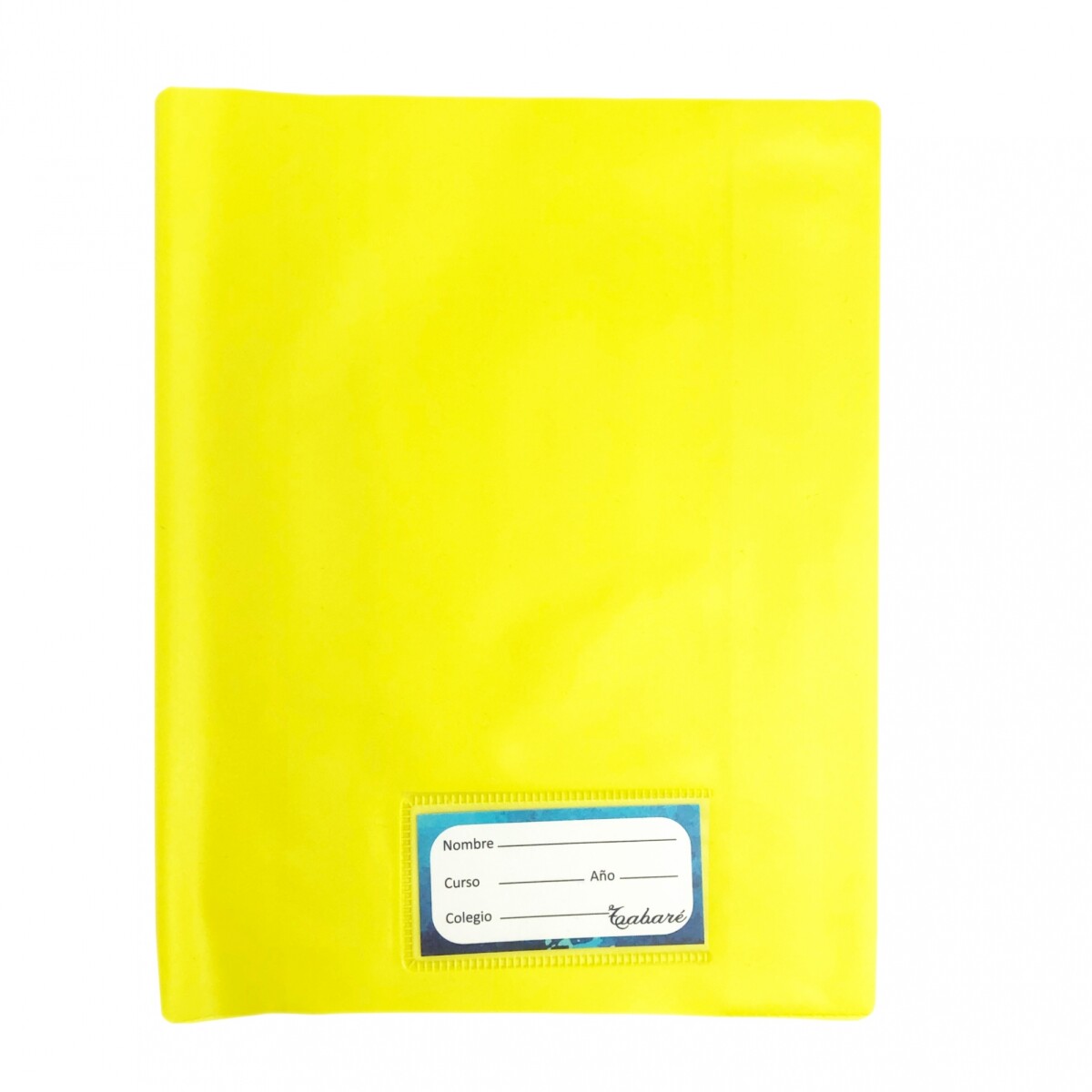 Forro PVC Cuaderno Chico x25 - Amarillo 