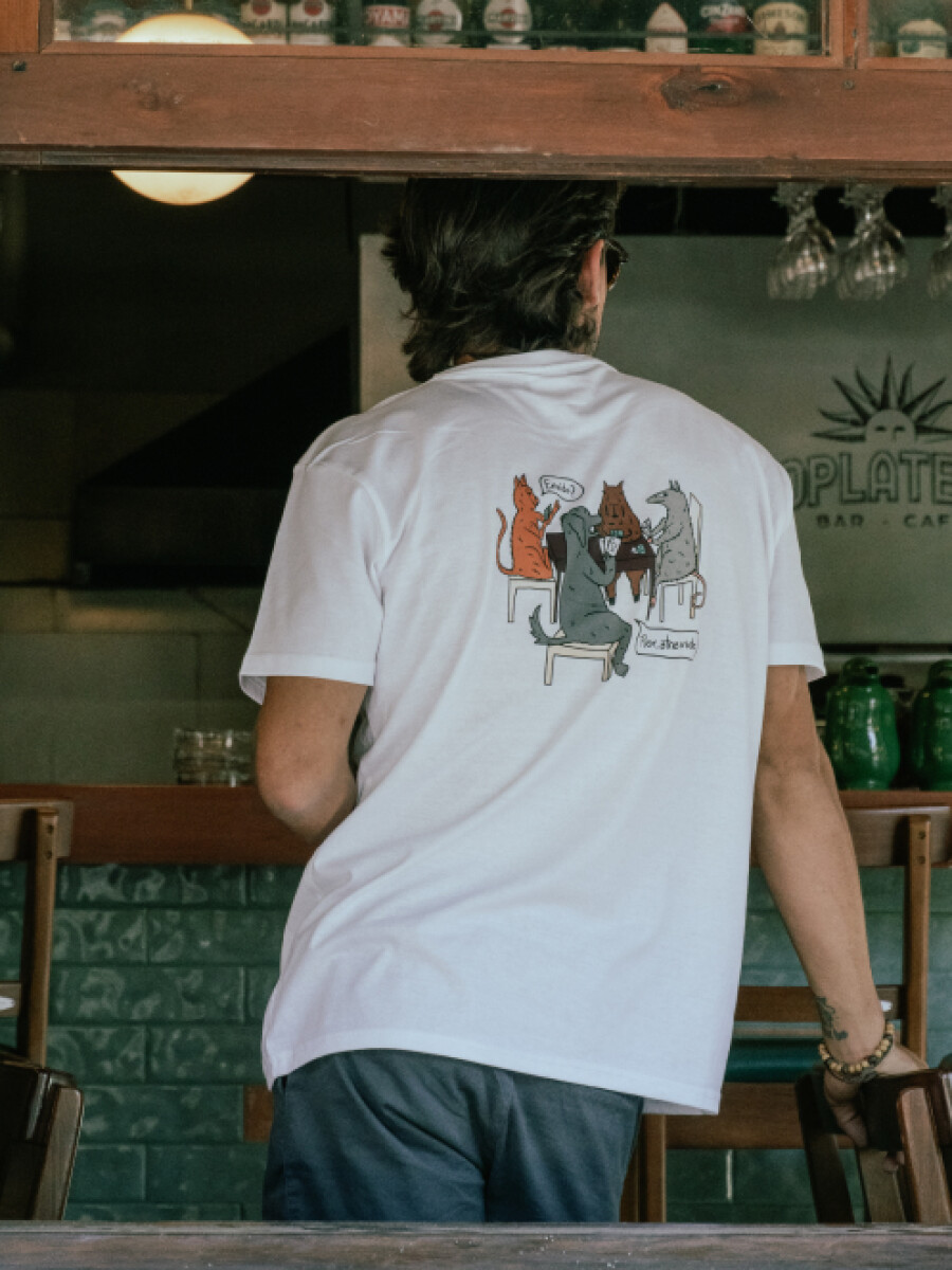 Camiseta Brixton - Truco - Blanca 