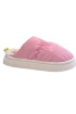 Pantufla De Dama Acolchonada Rosada Pantufla De Dama Acolchonada Rosada