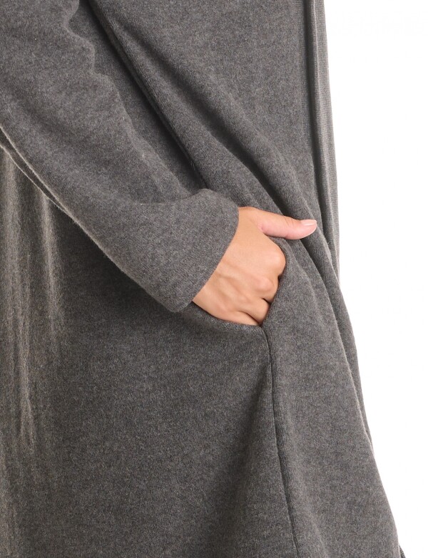 Cardigan Abierto Soft GRIS OSCURO