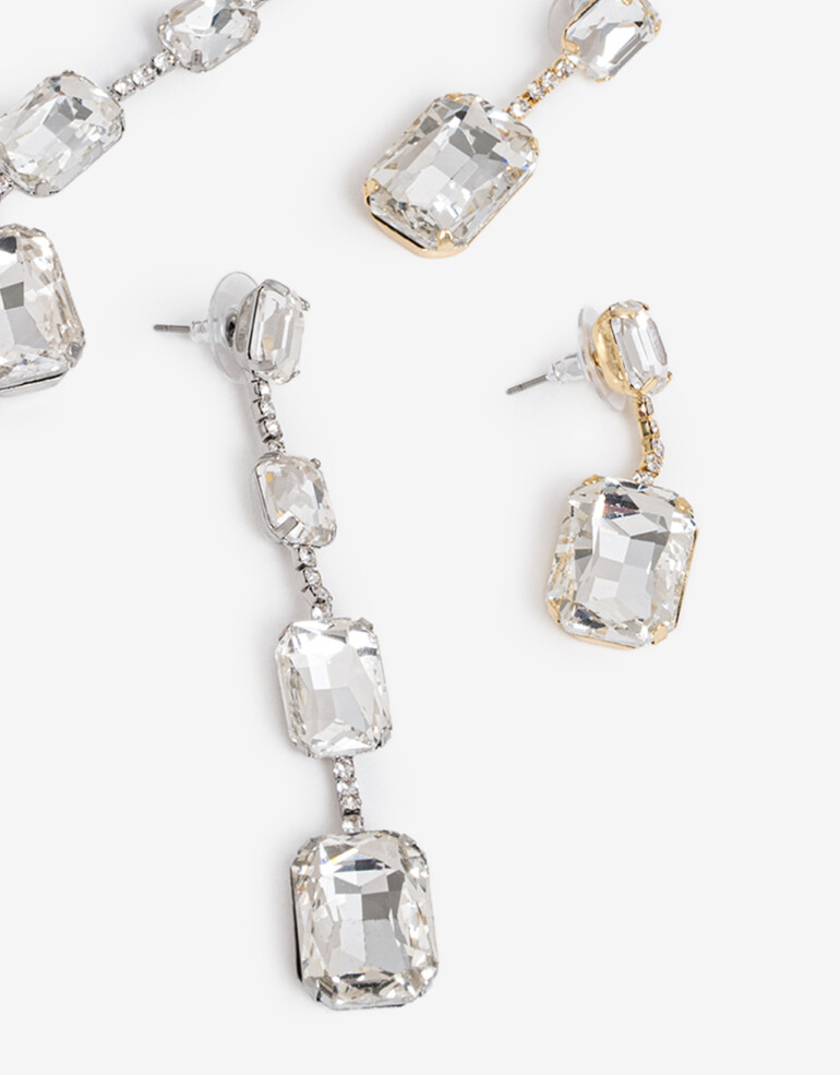 Aros Sets Strass Aros Sets, Statement Night - Combinacion Bicolor