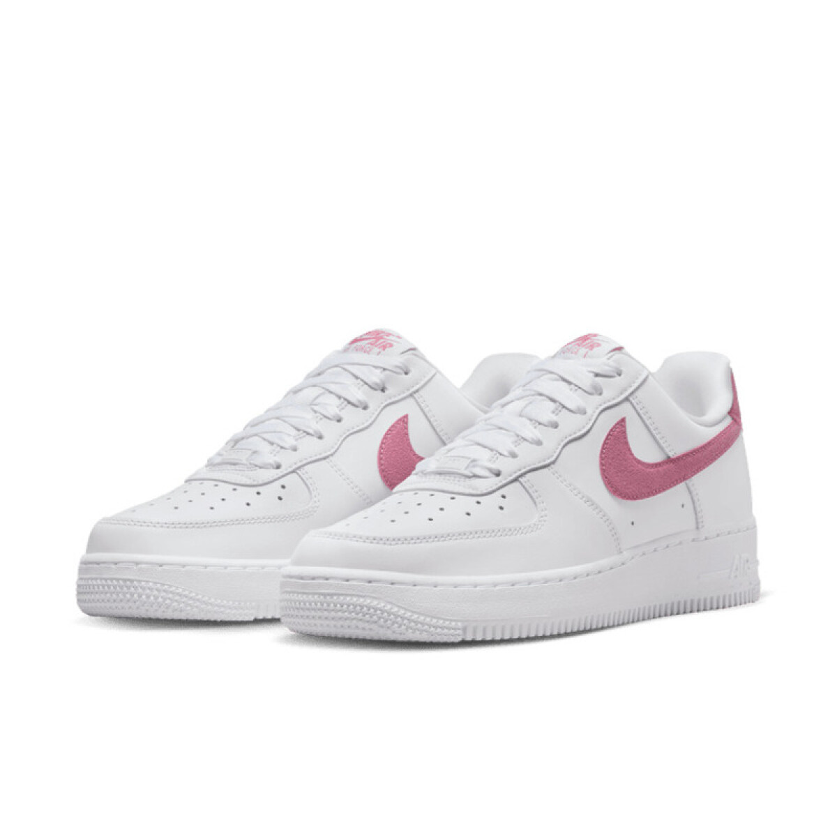 Calzado Nike Air Force 1 '07 de Mujer - DQ7569-101 - Blanco-fucsia 