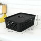 Caja organizadora con tapa G 15L NEGRO