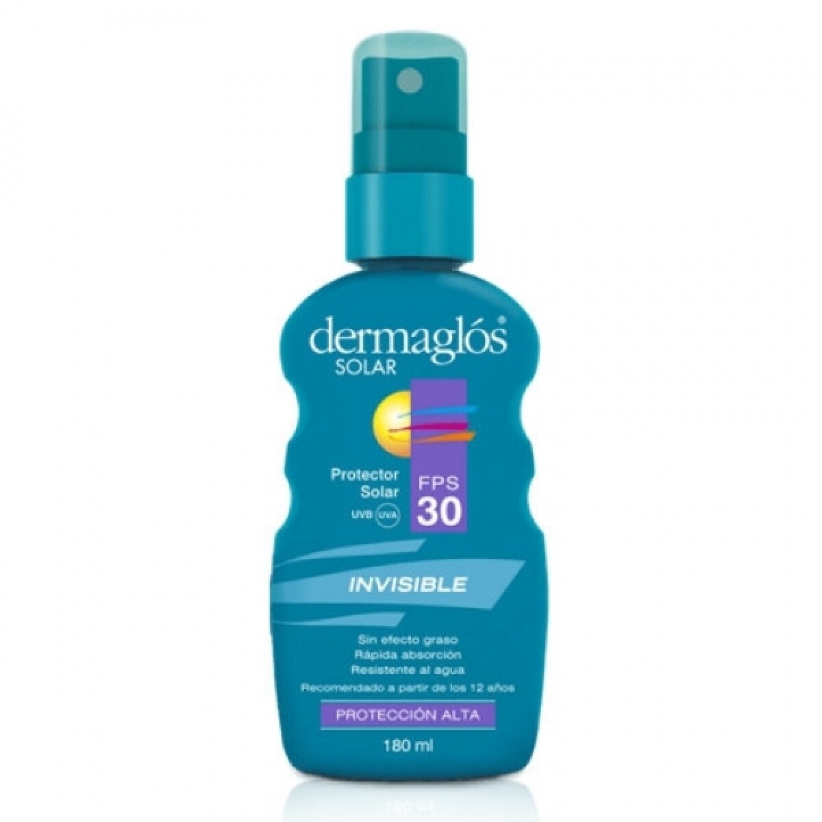 Dermaglos Protector Solar FPS30 Invisible 180 ml | Protección Solar Transparente