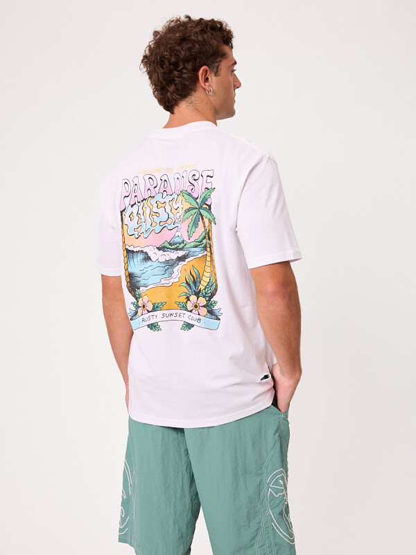 T-SHIRT TAURUS RUSTY Blanco