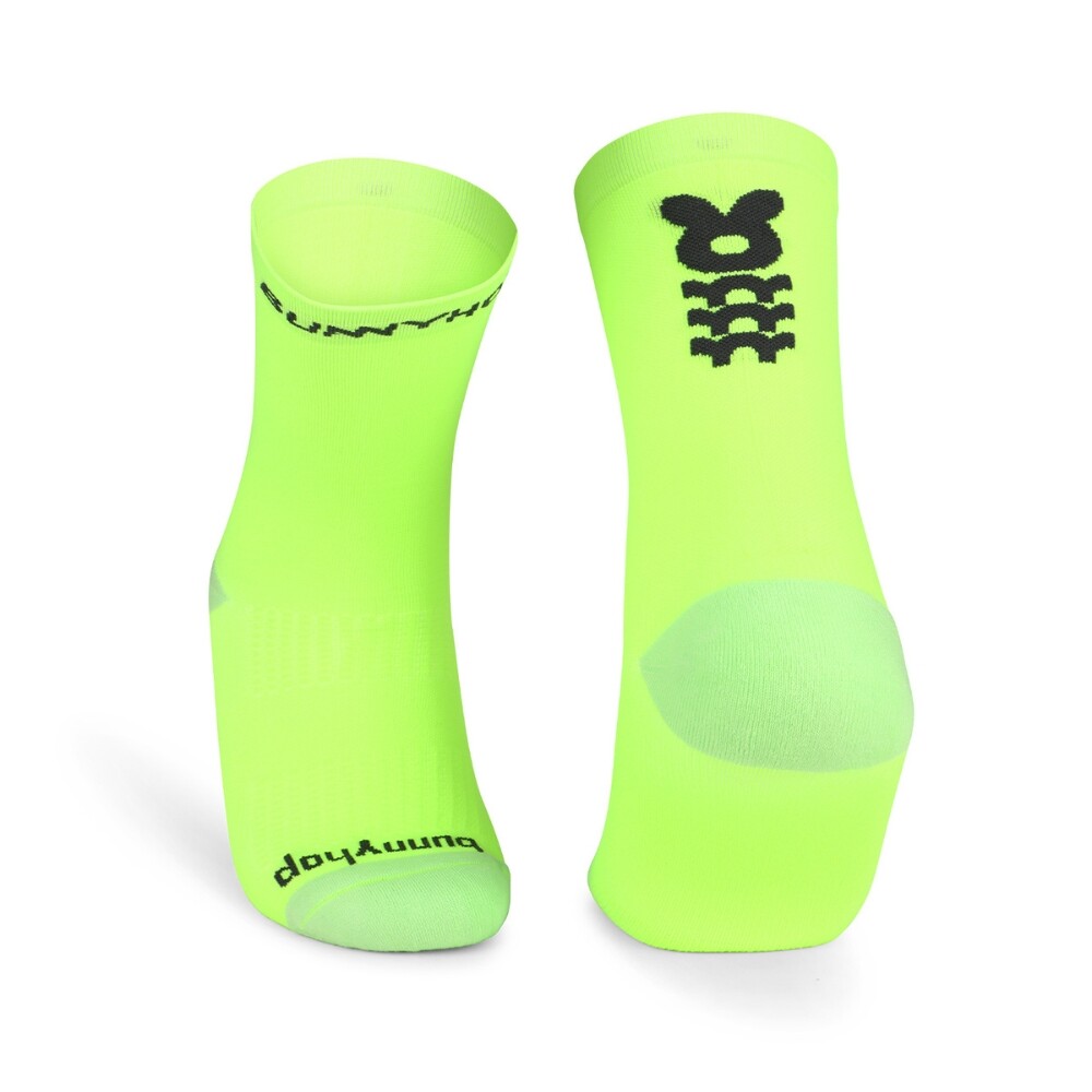 Medias Running Bh N&R Unisex Amarillo