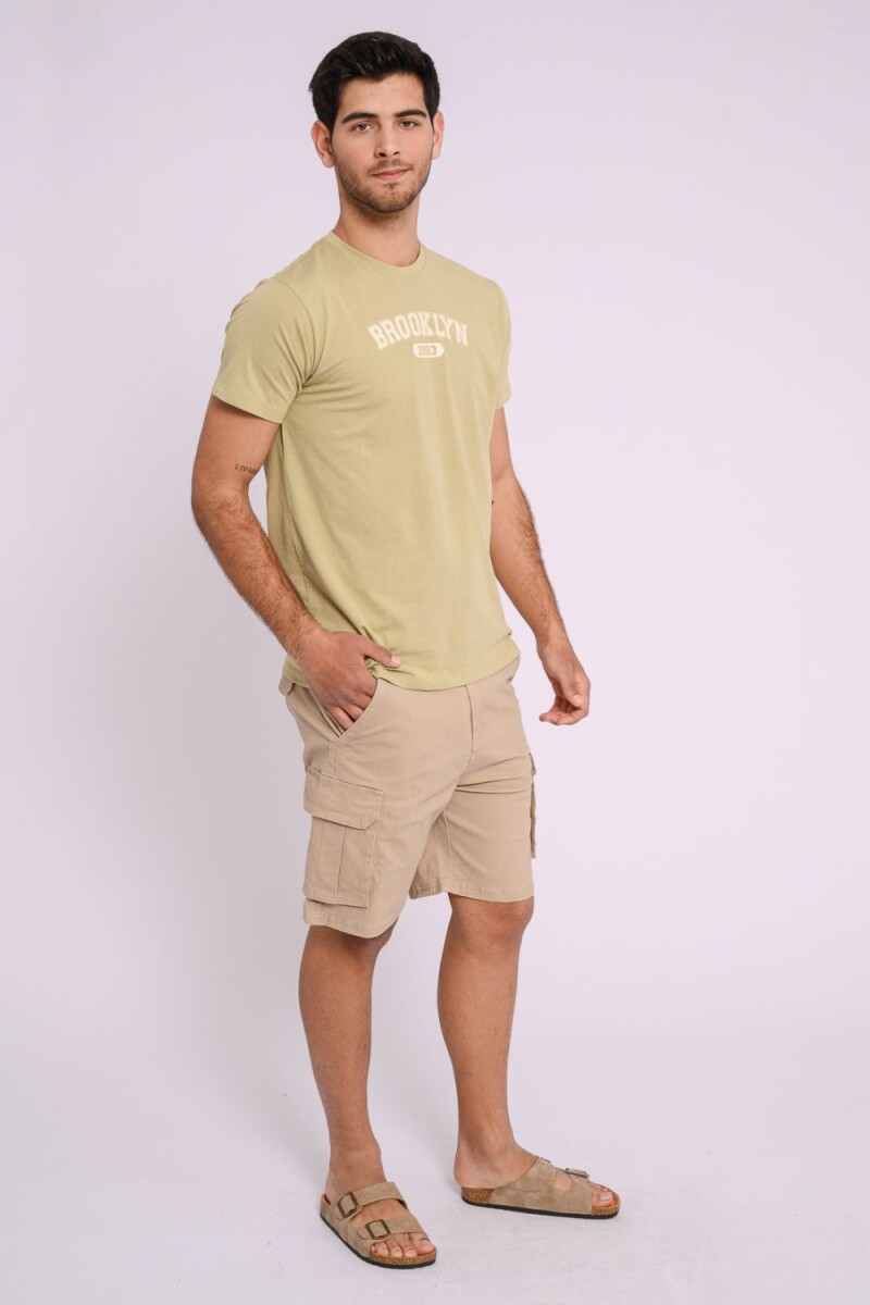 Remera estamapda Verde