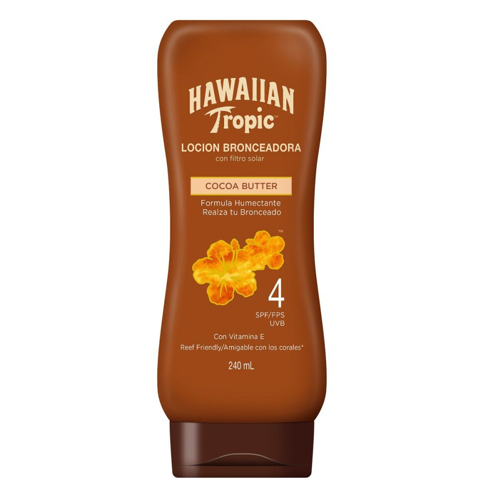 HAWAIIAN T TANNING LOTION SPF4 FRASCO X única