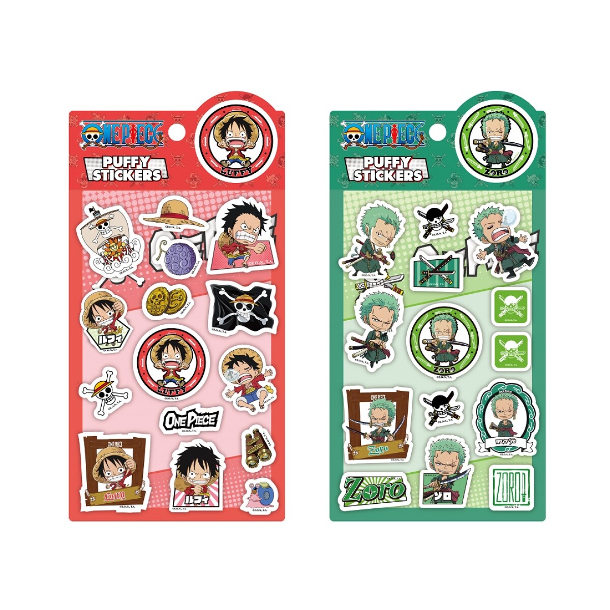 Sticker One Piece puffy - zoro 