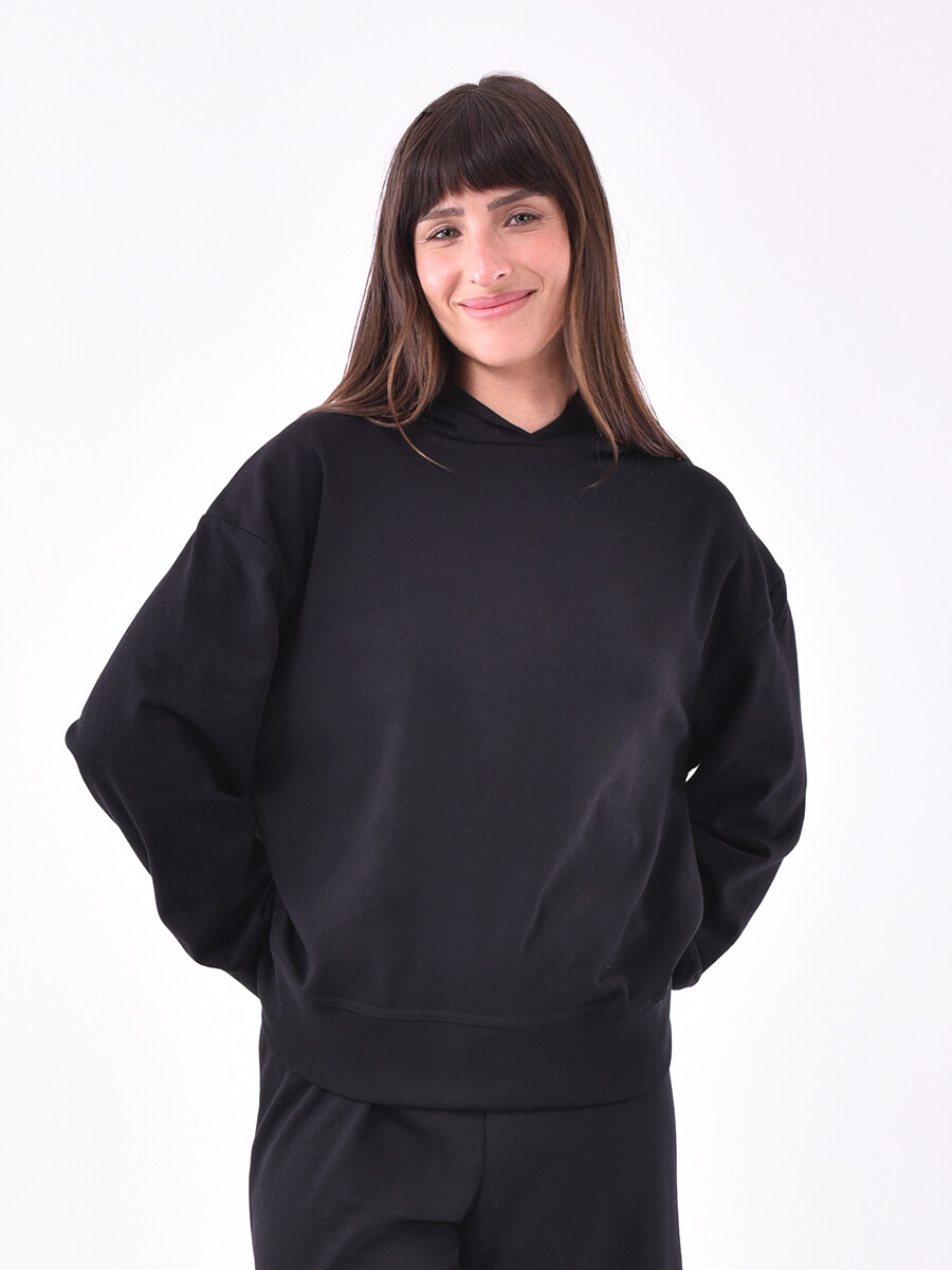 HOODIE DELFINO - NEGRO 