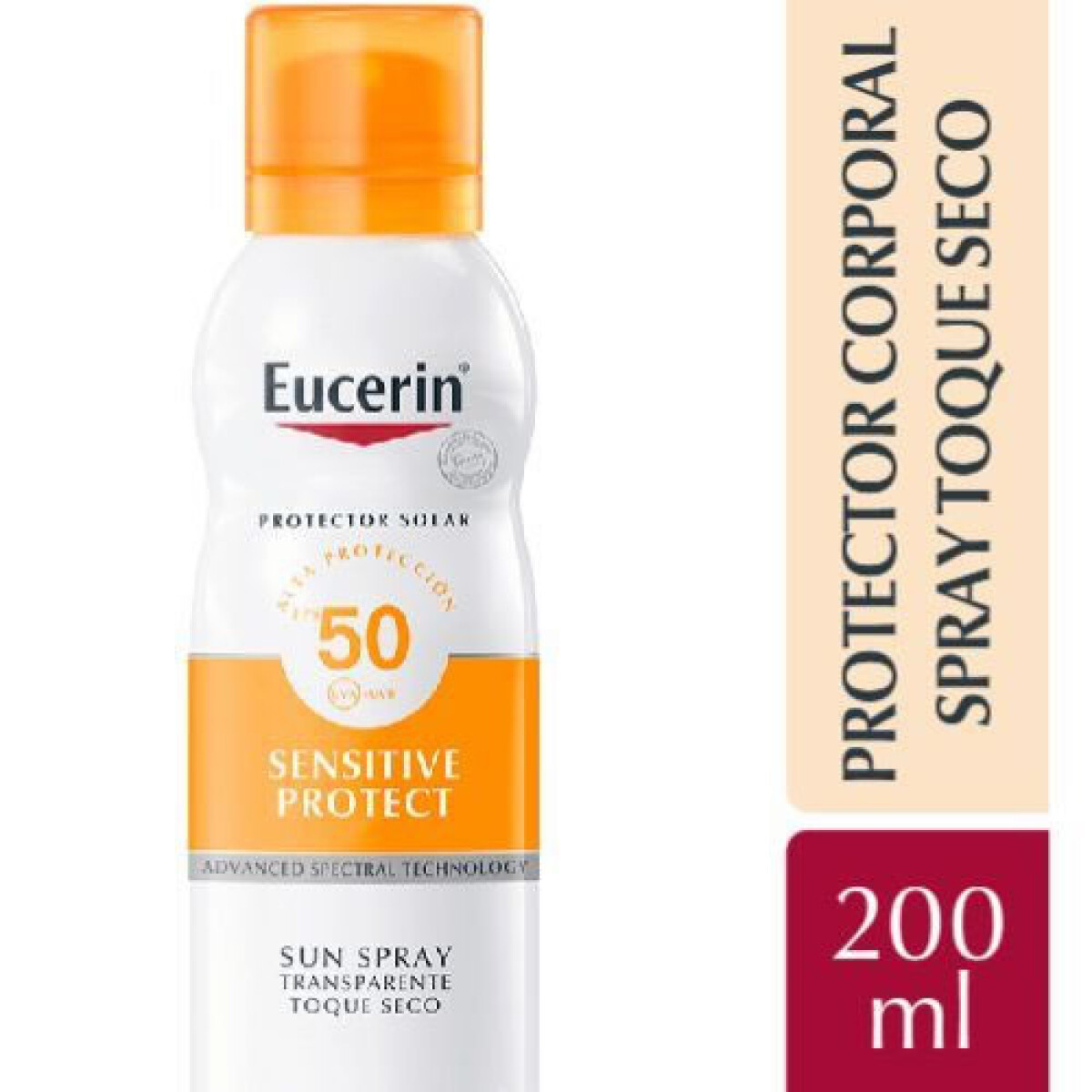 Protector Solar Eucerin SPF 50 Toque Seco 200ml – Piel Mixta y Grasa