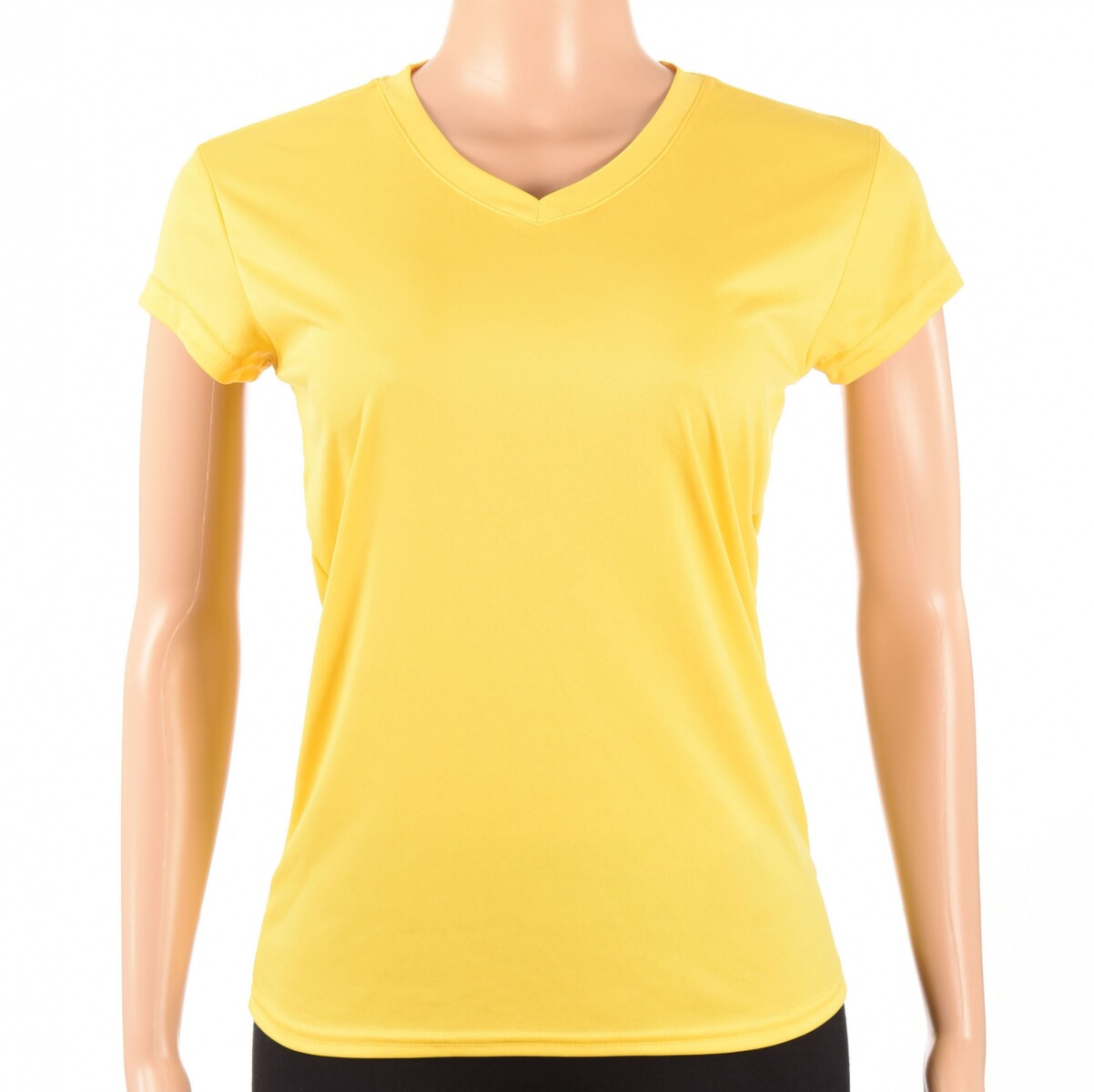 Remera Dry Fit Dama - amarillo 