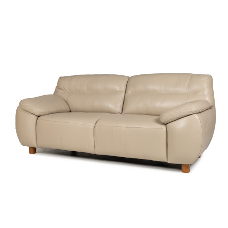 Sofá Romano - Cuero Básico - 3 cuerpos 519 (Beige)