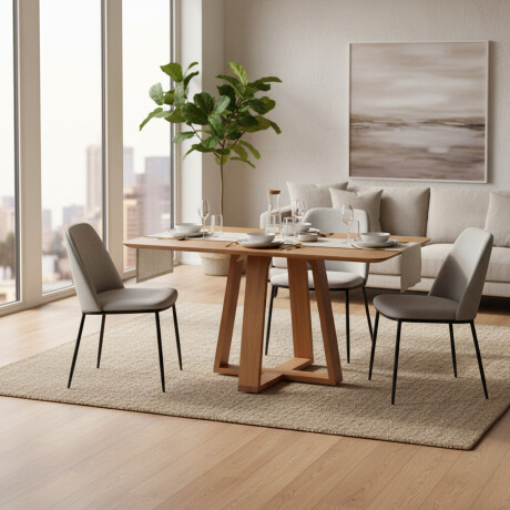 Mesa de Comedor Frame Madera Natural