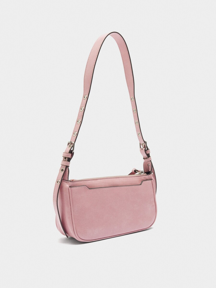 Bolso De Hombro Asa Con Tachuelas S rosa