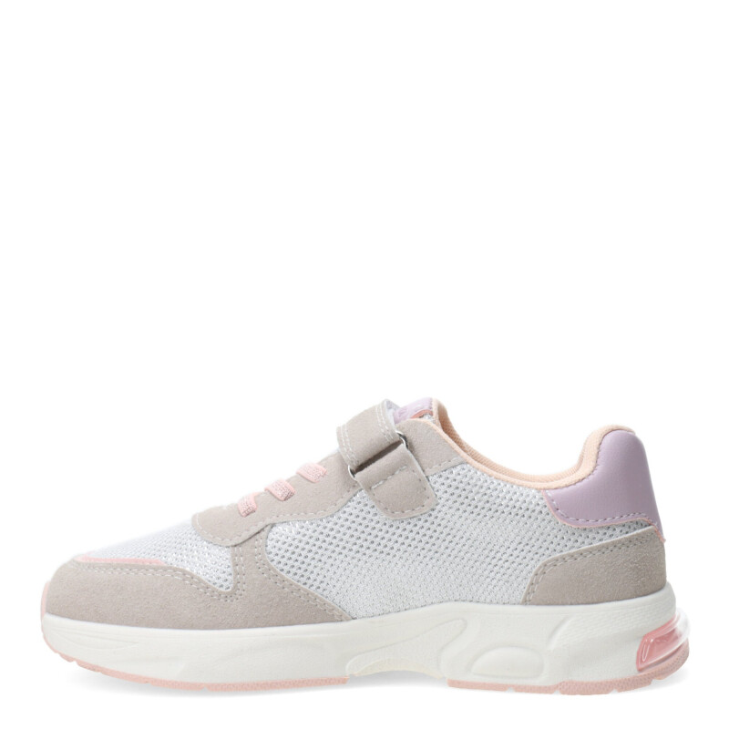 Championes de Niña MINI Miss Carol CLOP con velcro Gris