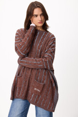 Sweater Oceano Chocolate/Celeste