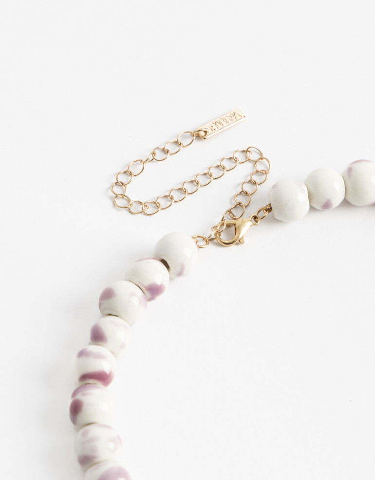 Collares Cortos Color Collar Corto Bolones - Dorado