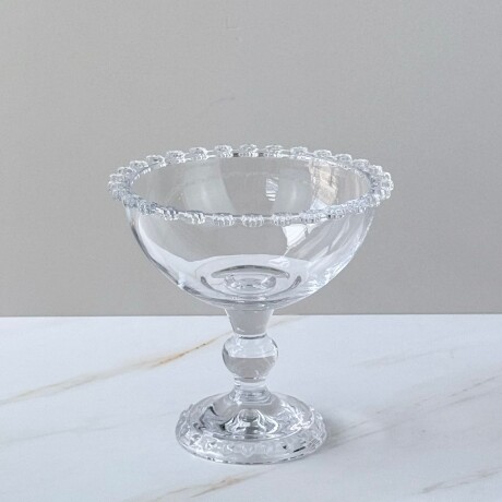 Compotera / Copa de Postre de Vidrio con Pie 450ML | Ø15.5cm x Alt 15.5cm Compotera / Copa de Postre de Vidrio con Pie 450ML | Ø15.5cm x Alt 15.5cm