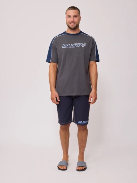 T-SHIRT RUSTY ZOREN GRIS