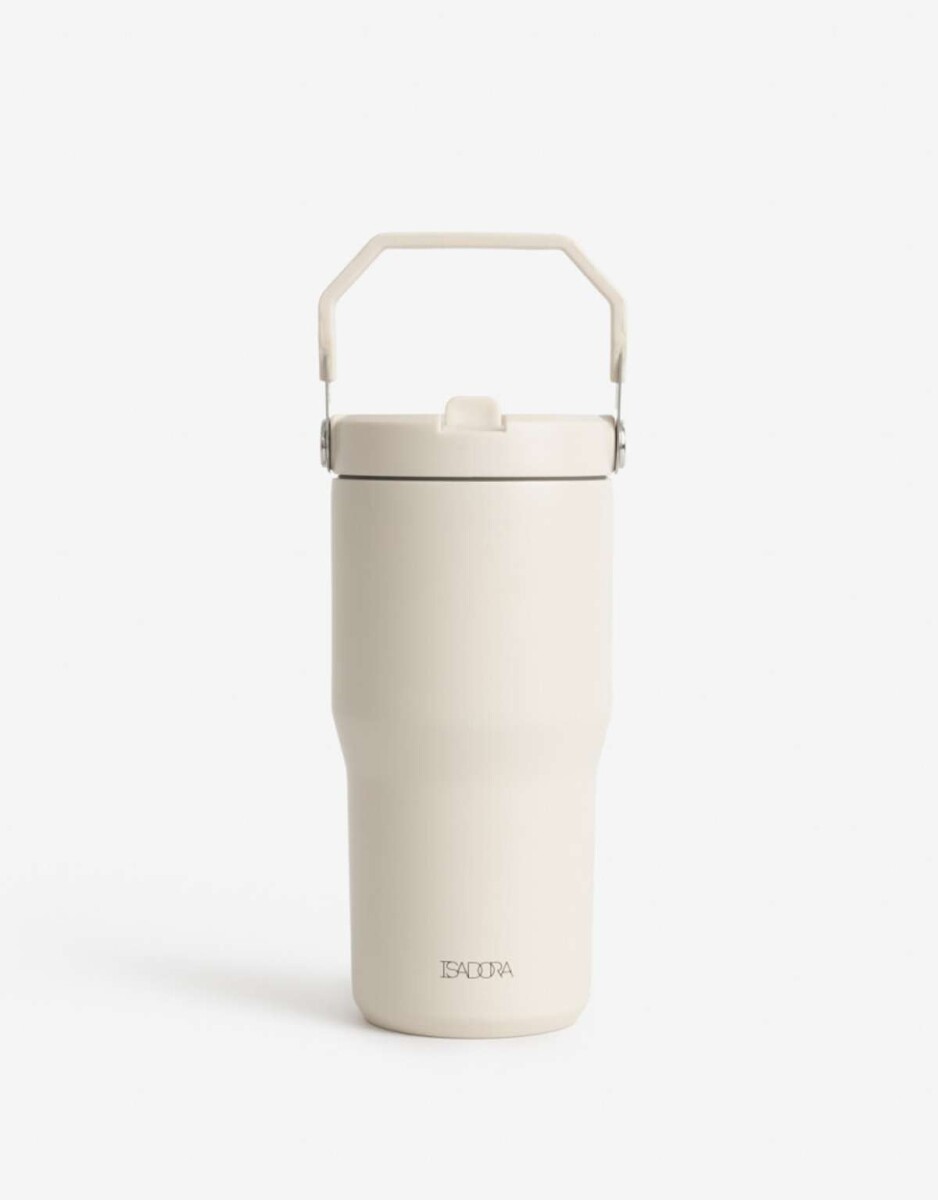 Vaso Metálico Rue Du Voyage - Blanco Crema 