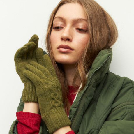 GUANTES MOIRANA Verde Hierba