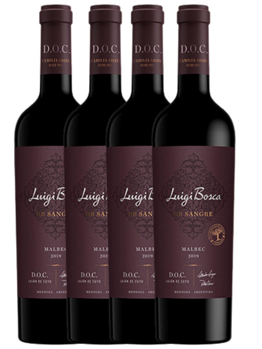 Pack 4x3 DOC Malbec de Sangre Luigi Bosca 