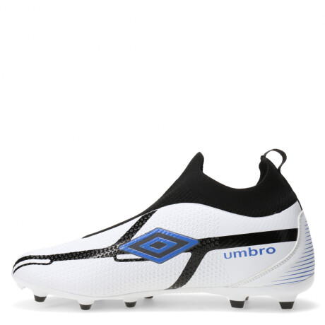 Championes de Hombre Umbro Fútbol 11 Fuzion Blanco - Azul Royal - Negro