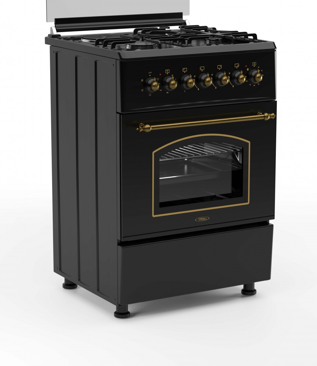 Cocina combinada Dikler 3H+1D D-6 Colonial inox. 