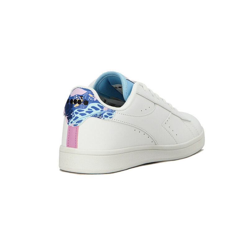 Championes Casuales Mujer Diadora SET Blanco-Celeste