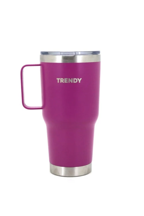 Vaso térmico doble capa de acero 900ML Fucsia