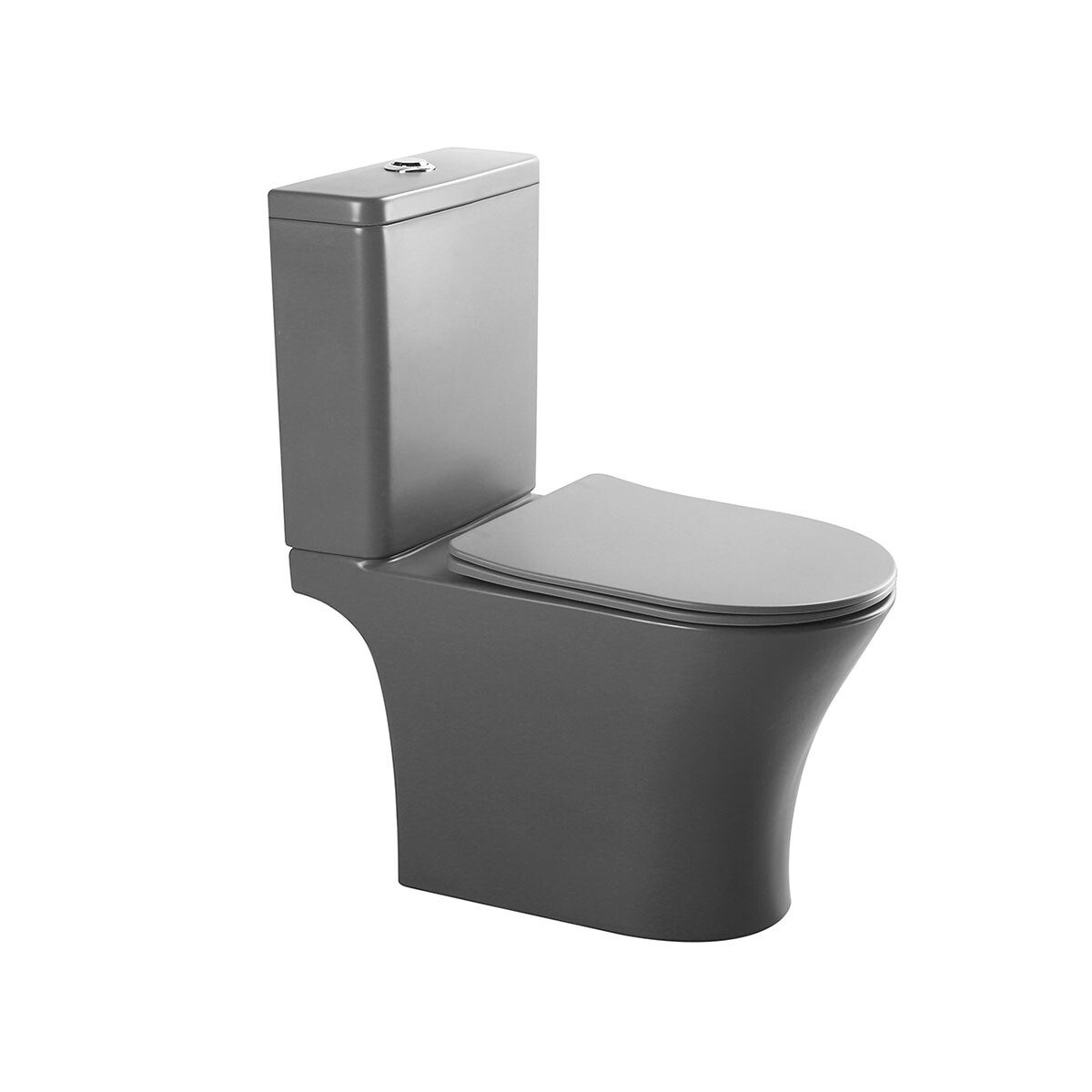 Sanitario Inodoro Con Mochila Anori Gamas De Gris Loza Baño 