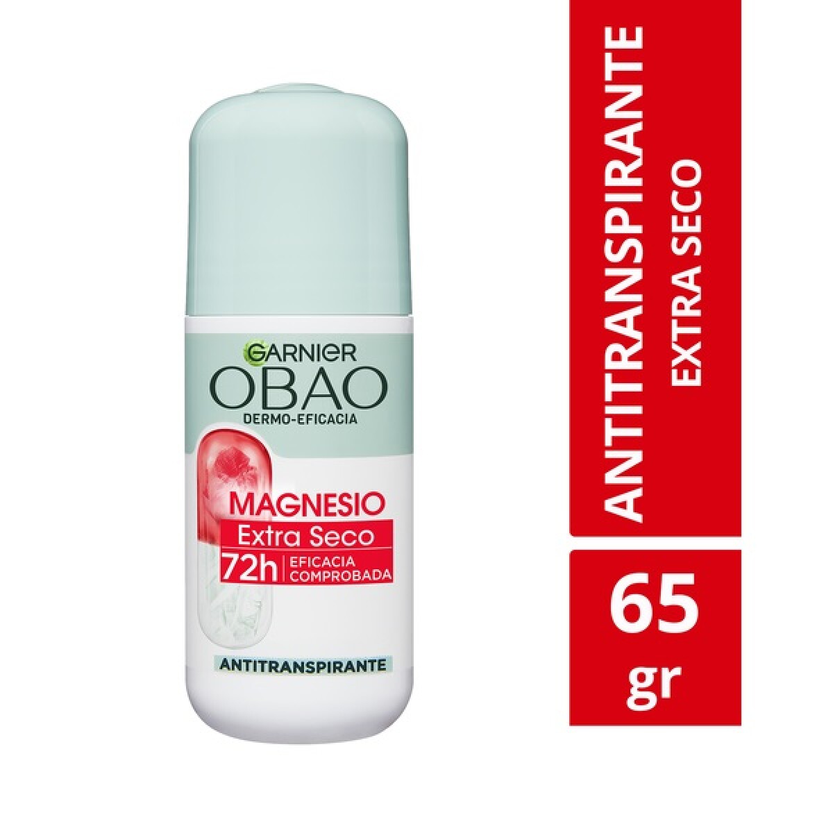 Desodorante Roll On Obao Dermo-eficacia Magnesio 65 Grs. 