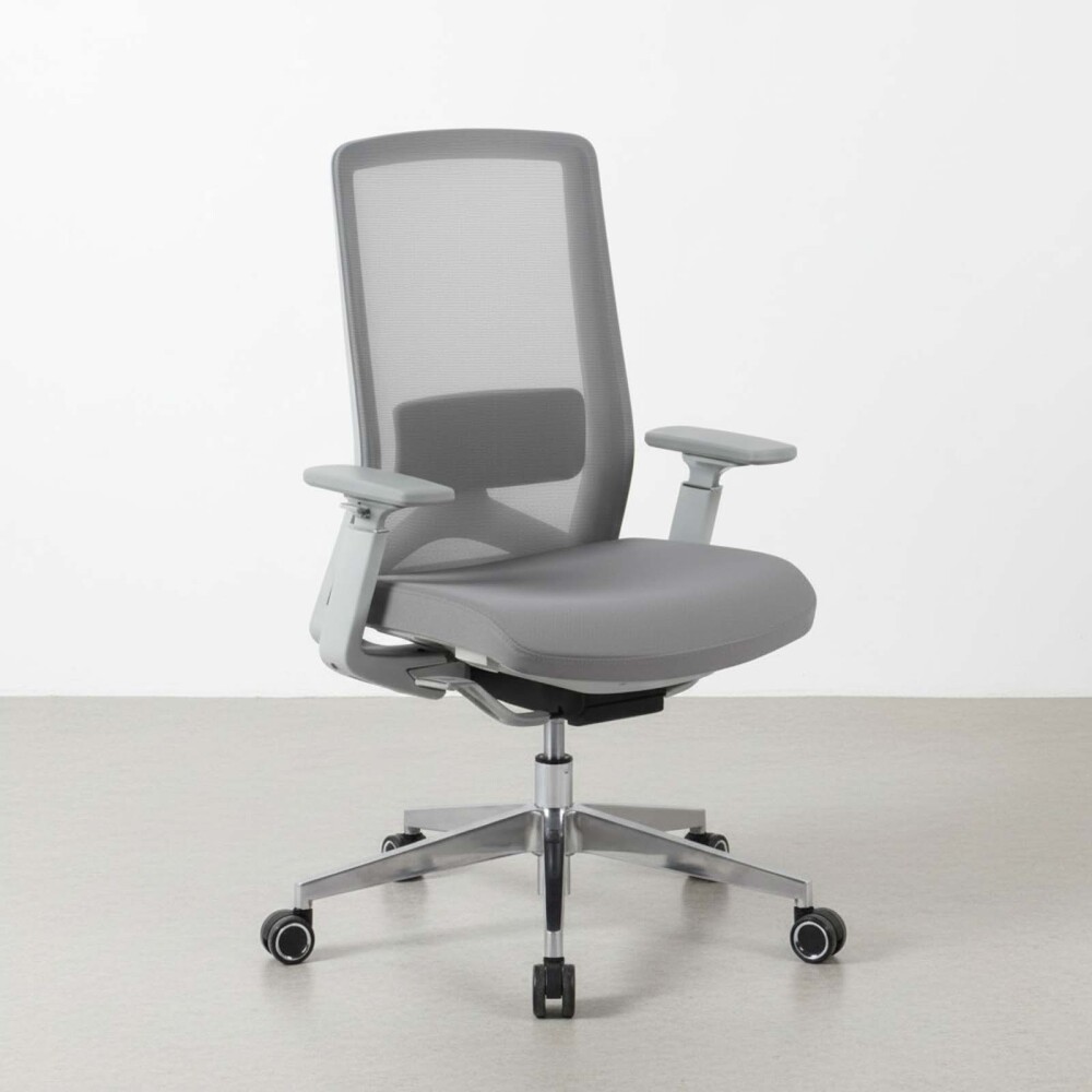 SILLA DE OFICINA MALLA-Y-METAL GRIS 2909FX