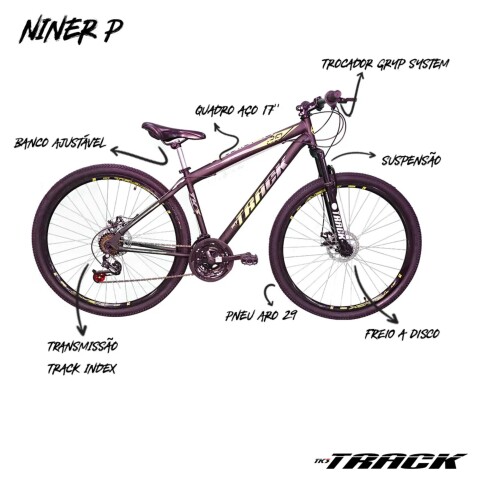 Bicicleta Track TB Niner Aro 29" Negra