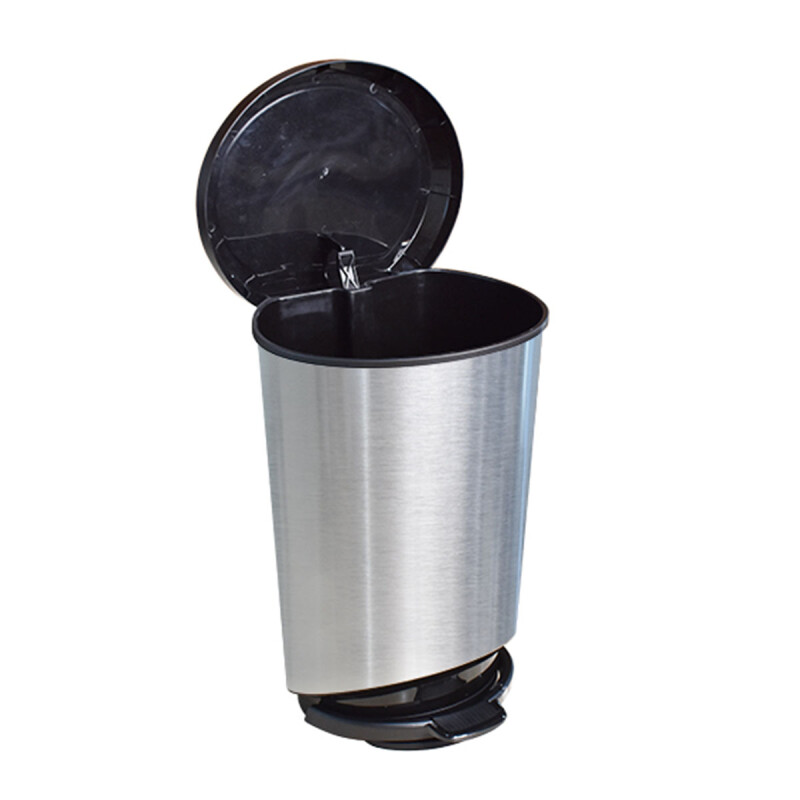 Tarro de residuos simil metal con pedal 20 lts GRIS
