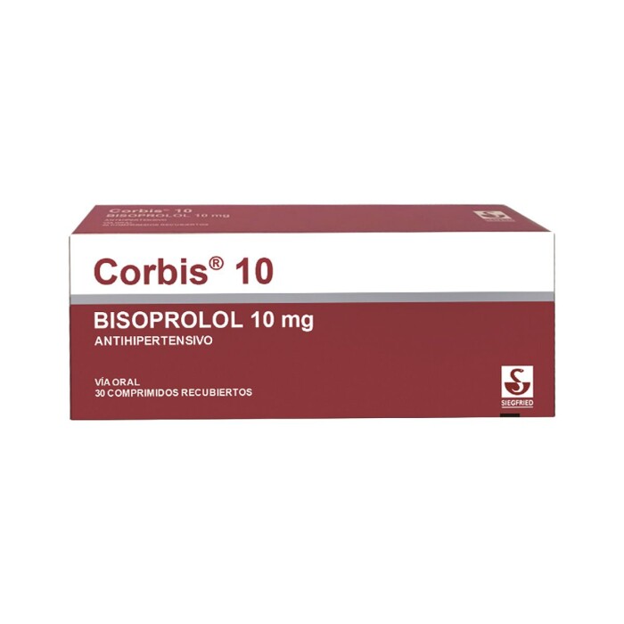 CORBIS 10 MG. CJ X 30 COMP. REC. única