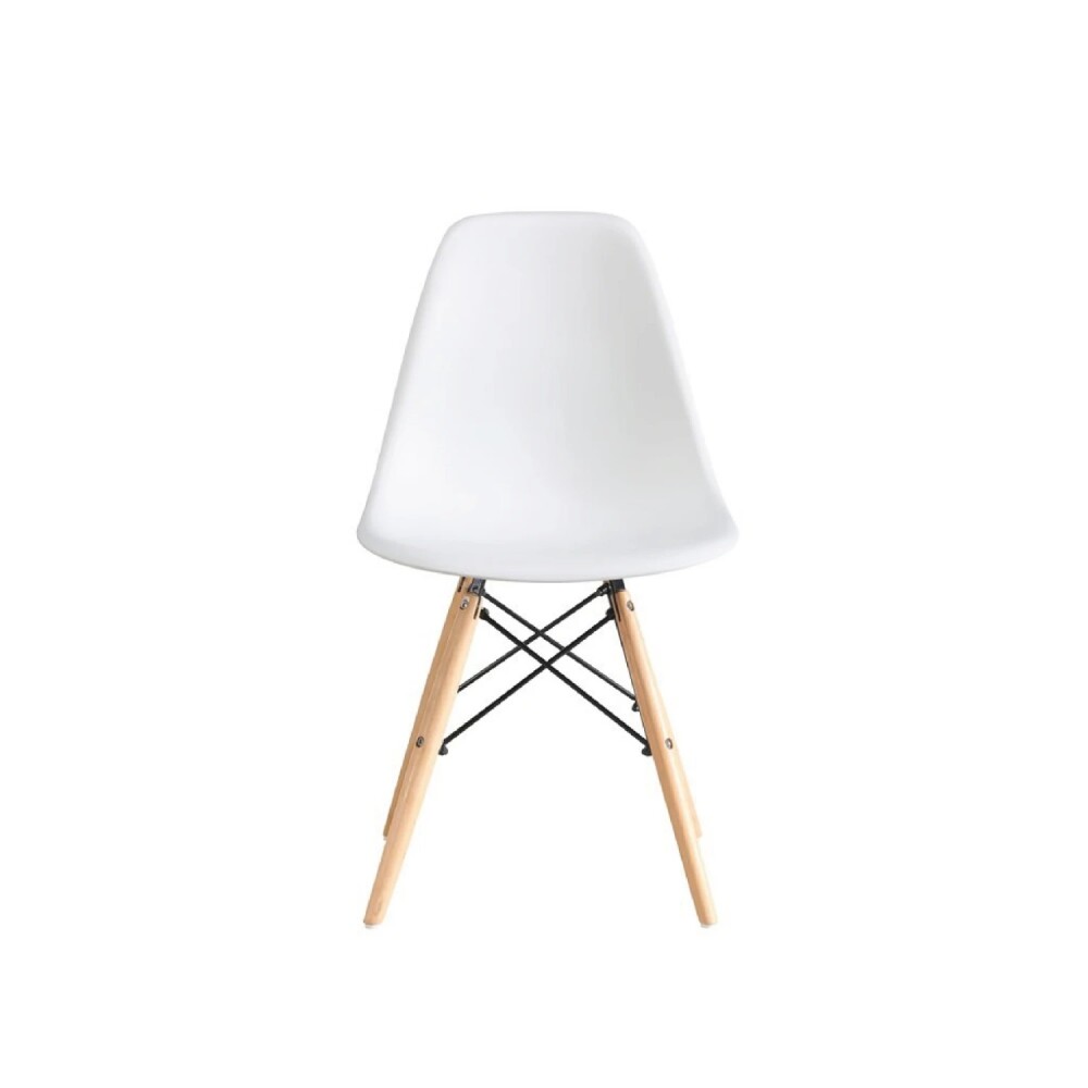 Silla DKR Base - En Madera - Infantil Blanco