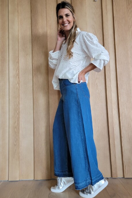 Pantalón Ficus Denim Azul