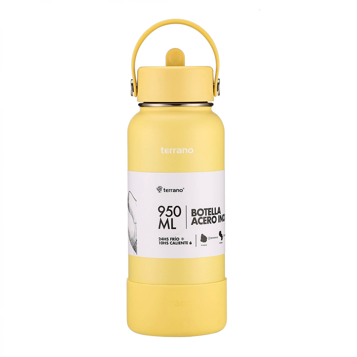 Botella Térmica Terrano 950ML con Pico - AMARILLO 