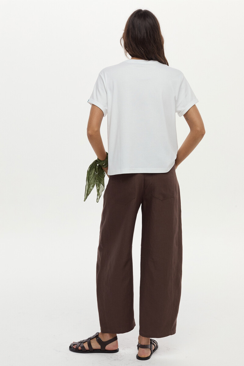 Remera Flora Blanco