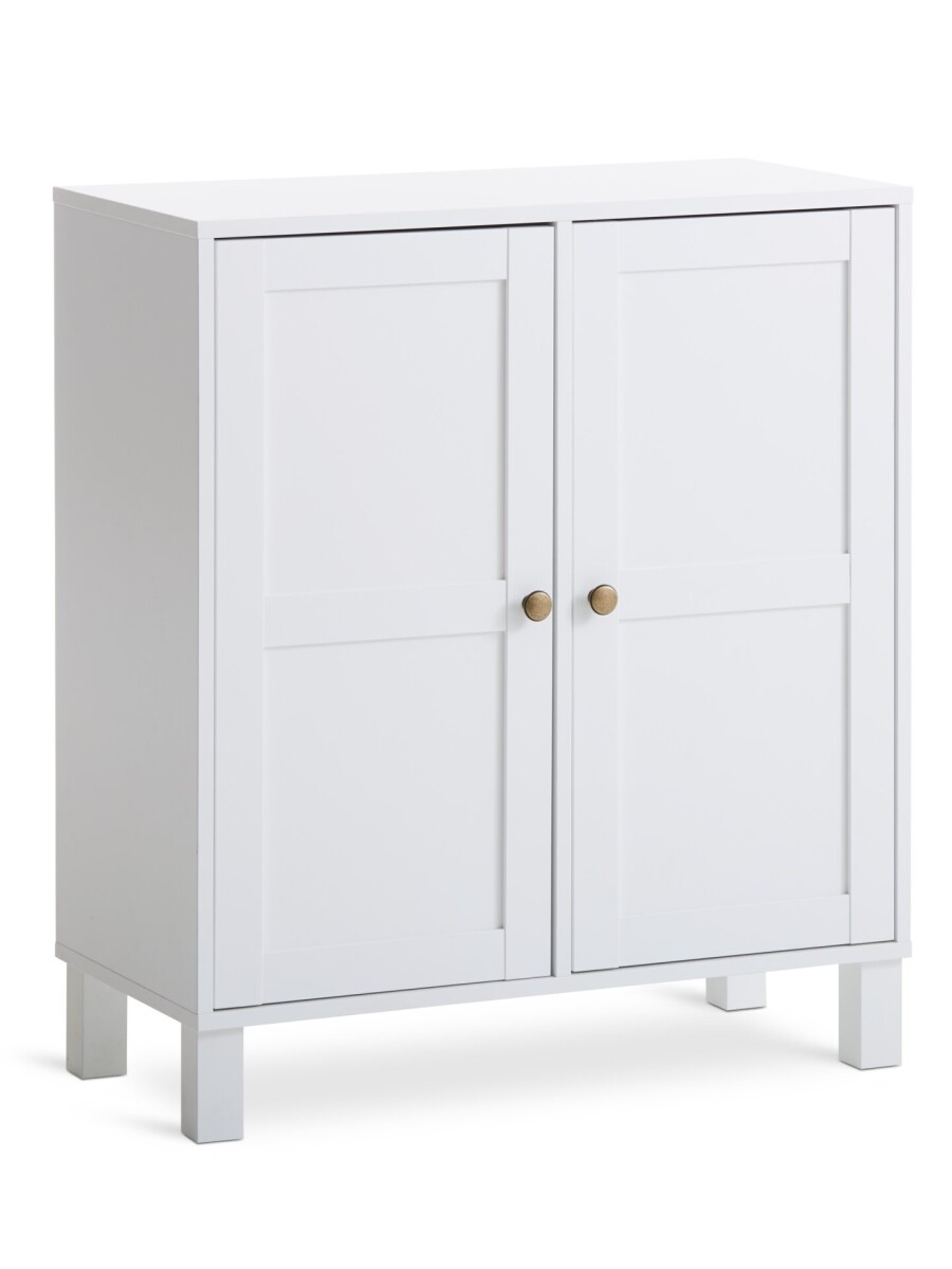 Armario SKALS 2 puertas blanco 
