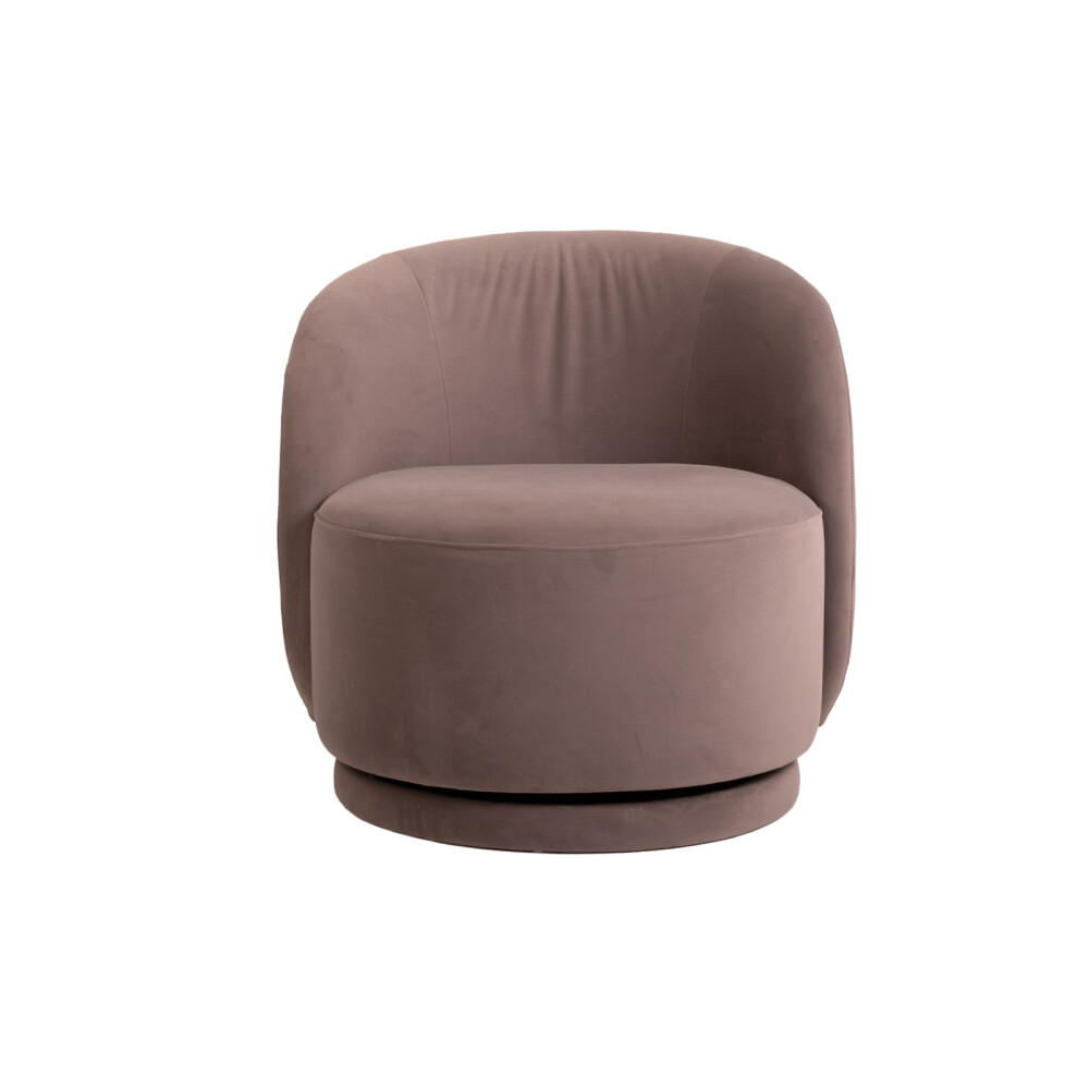 BUTACA GIRATORIA 1 CUERPO TELA NATURAL-BEIGE UMI BEIGE