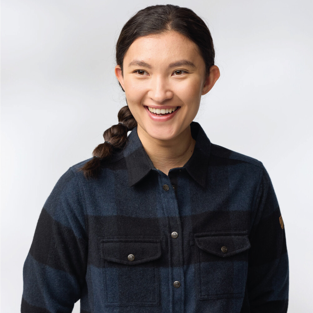 Camisa Fjallraven Canada Shirt W Mujer Red
