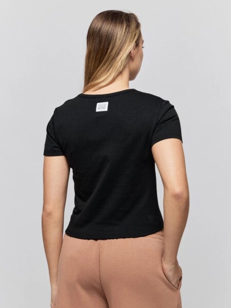 T-SHIRT P.CAKE LLORADERA M.C todo NEGRO
