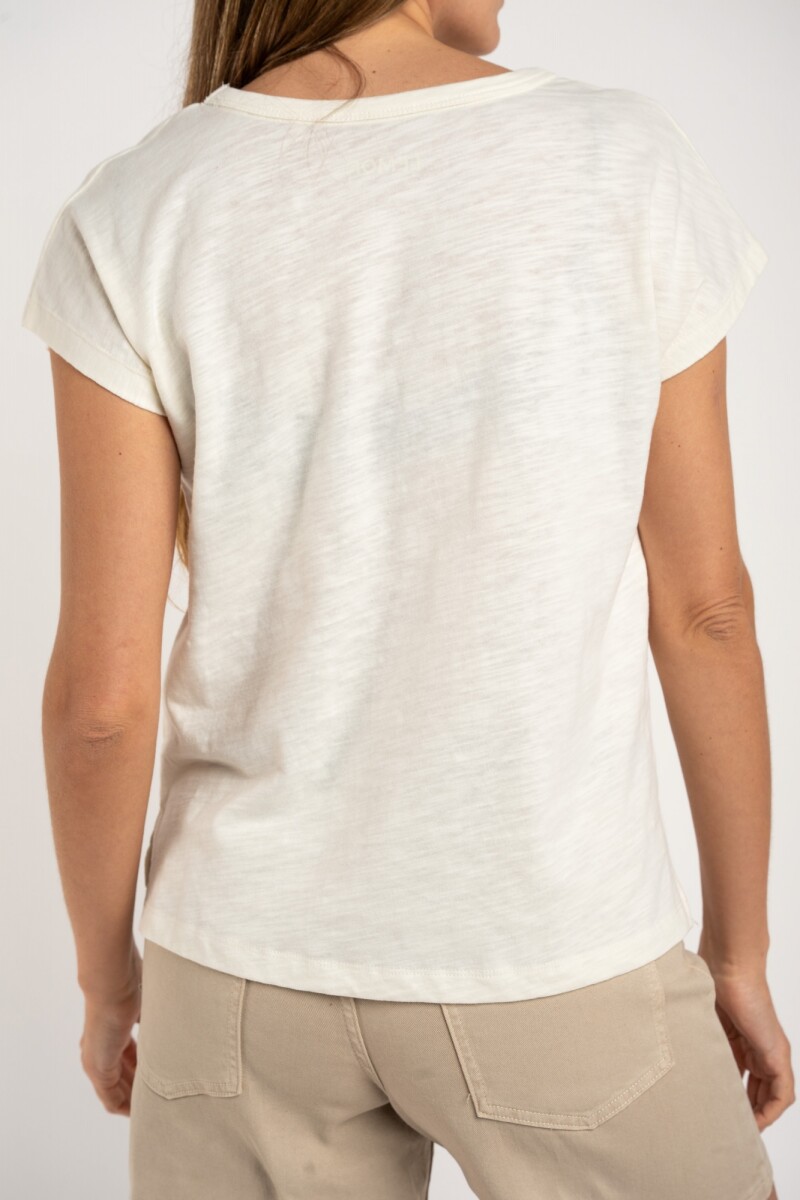 Remera Algodón Falame Nácar