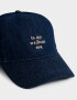 Caps Gorra Denim "in My Wellness Era" - Azul Gastado