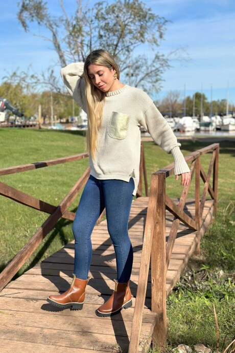 Sweater Guayabo Crudo